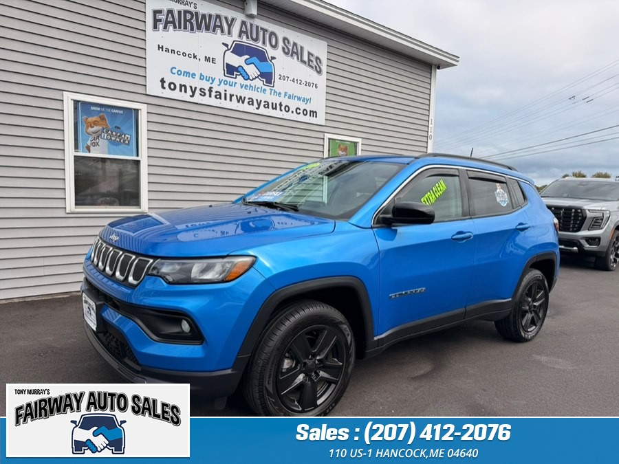 2022 Jeep Compass Latitude 4x4, available for sale in Hancock, Maine | Fairway Auto Sales. Hancock, Maine
