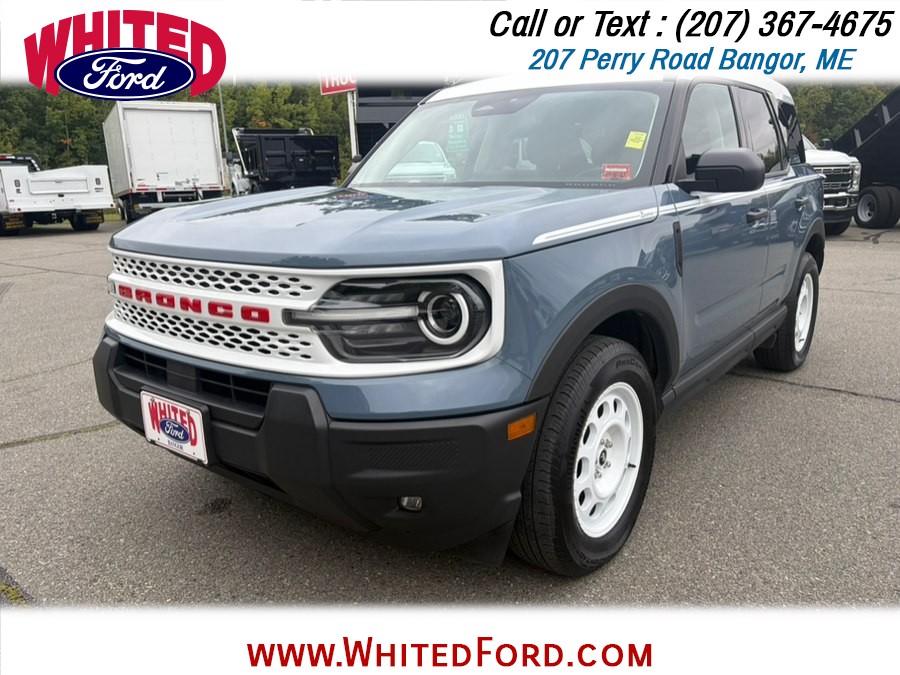 2025 Ford Bronco Sport Heritage 4x4, available for sale in Bangor, Maine | Whited Ford. Bangor, Maine