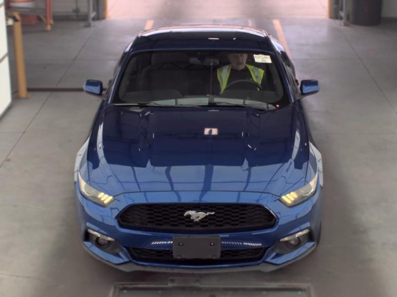 Blue 2016 Ford Mustang Coupe Rear-Wheel Drive Automatic