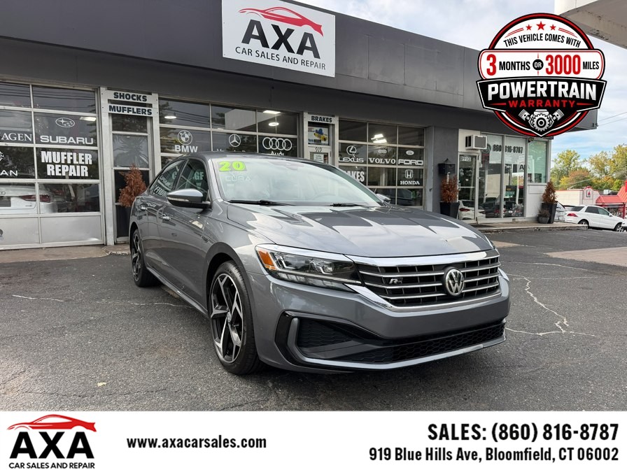2020 Volkswagen Passat 2.0T R-Line Auto, available for sale in Bloomfield, Connecticut | AXA Car Sales and Repair LLC. Bloomfield, Connecticut