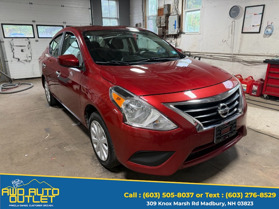 2019 Nissan Versa Sedan SV CVT, available for sale in Madbury, New Hampshire | AWD Auto Outlet. Madbury, New Hampshire
