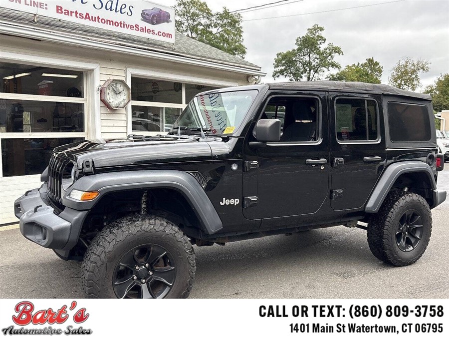 2018 Jeep Wrangler Unlimited Sport S 4x4 4dr SUV (midyear release), available for sale in Watertown, Connecticut | Barts Automotive Sales LLC. Watertown, Connecticut