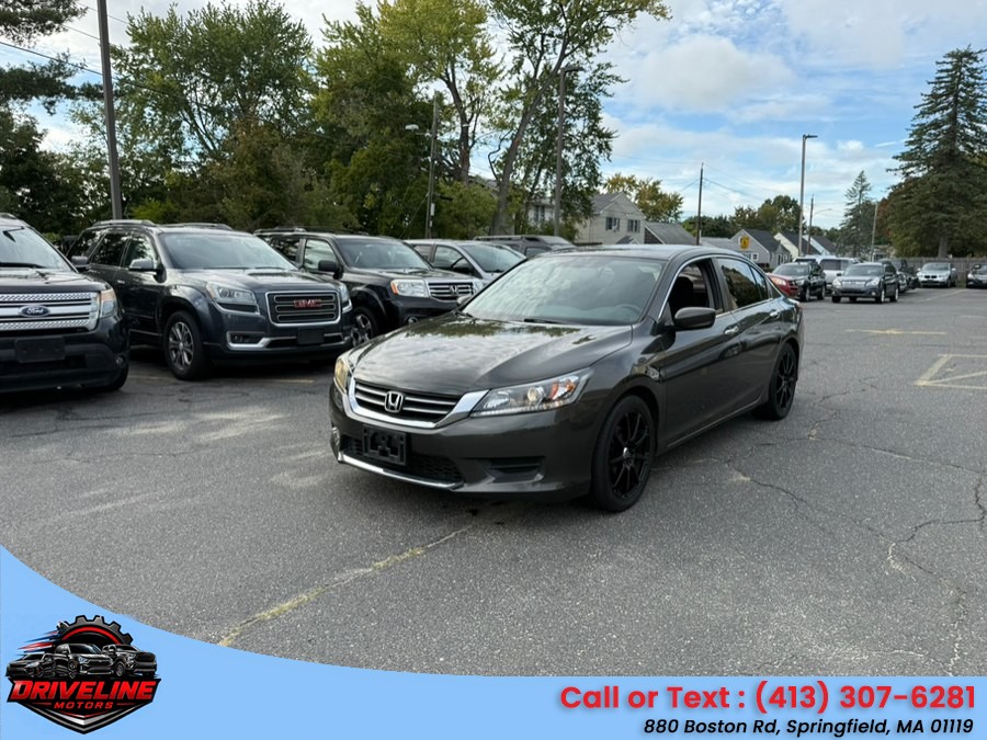 2013 Honda Accord Sdn 4dr I4 CVT LX PZEV, available for sale in Springfield, Massachusetts | Driveline Motors. Springfield, Massachusetts