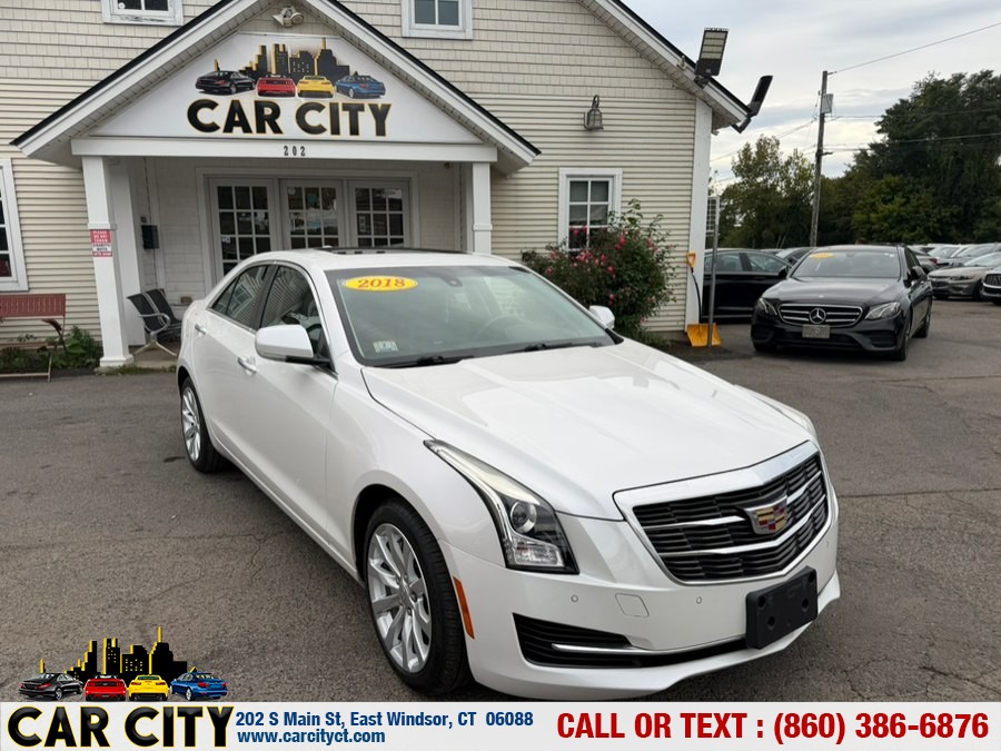2018 Cadillac ATS Sedan 4dr Sdn 2.0L Luxury AWD, available for sale in East Windsor, Connecticut | Car City LLC. East Windsor, Connecticut
