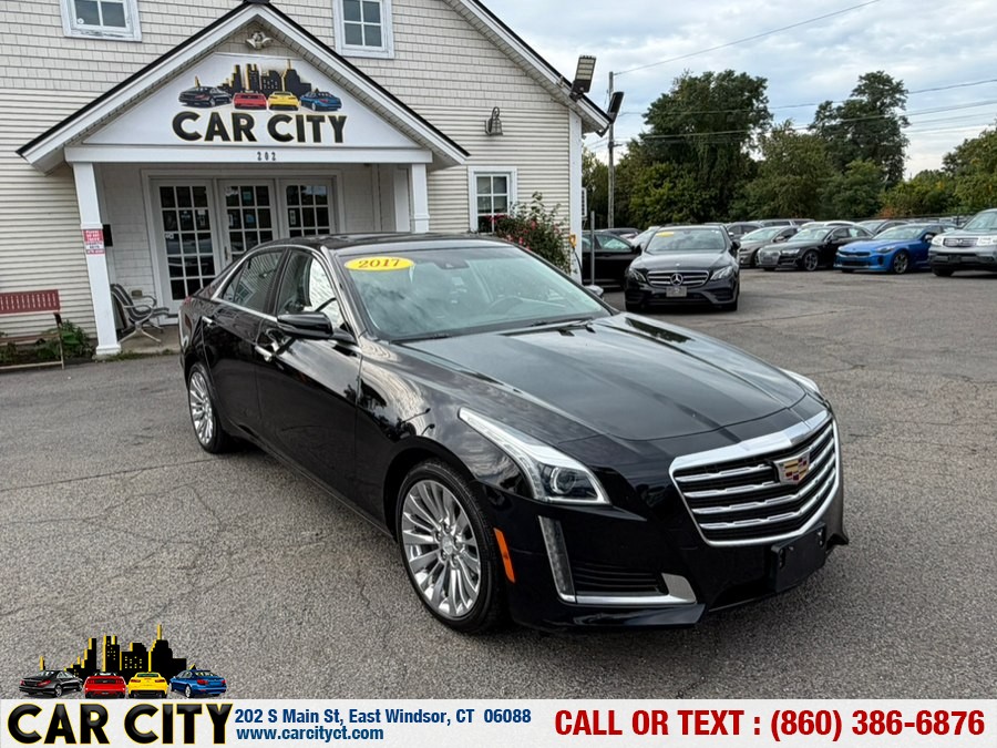 2017 Cadillac CTS Sedan 4dr Sdn 2.0L Turbo Luxury AWD, available for sale in East Windsor, Connecticut | Car City LLC. East Windsor, Connecticut
