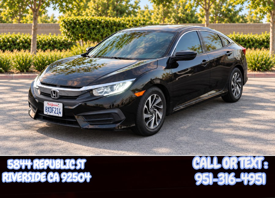 Used 2016 Honda Civic Sedan EX in Riverside, California | Big Timin Motors LLC. Riverside, California