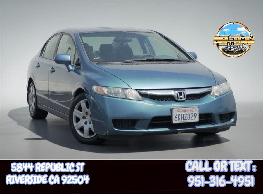 2011 Honda Civic Sdn (ONE OWNER) 4dr Auto LX, available for sale in Riverside, California | Big Timin Motors LLC. Riverside, California