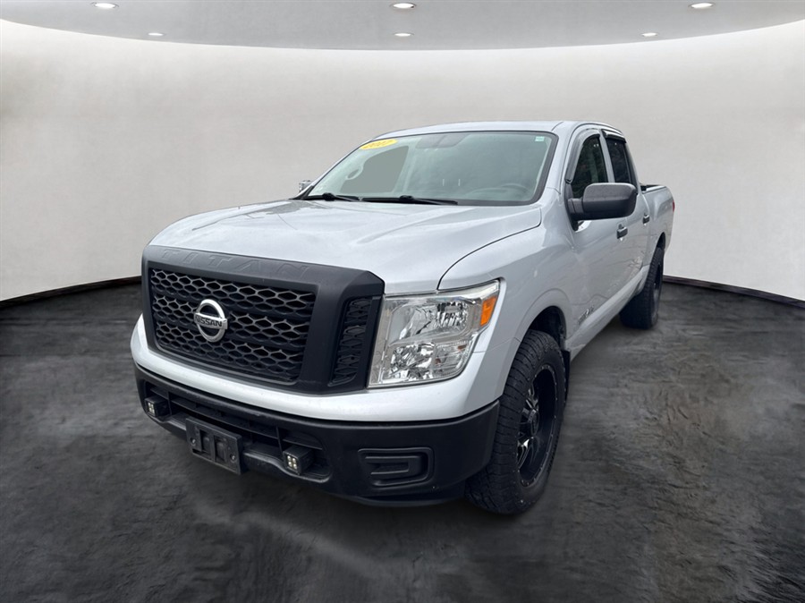 Brilliant Silver 2017 Nissan Titan Pickup Truck Four-Wheel Drive Automatic