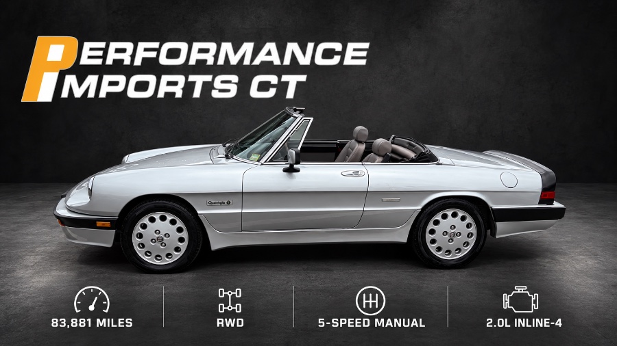 1988 Alfa Romeo Spider 2dr Convertible Quadrifoglio, available for sale in Danbury, Connecticut | Performance Imports. Danbury, Connecticut