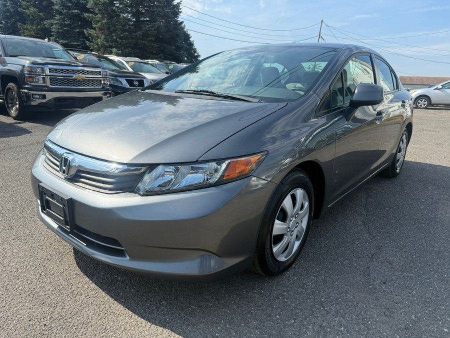 2012 Honda Civic Sdn 4dr Auto LX PZEV, available for sale in East Windsor, Connecticut | A1 Auto Sale LLC. East Windsor, Connecticut