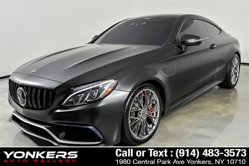 Gray (designo Selenite Grey Magno (Matte Finish)) 2018 Mercedes-Benz C-Class Coupe Rear-Wheel Drive Automatic