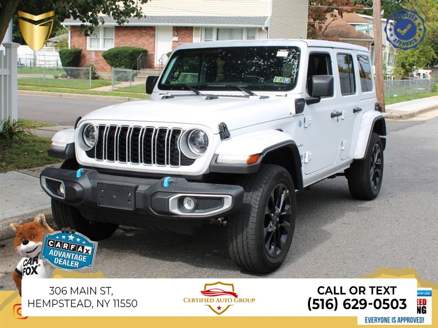 2024 Jeep Wrangler Sahara 4xe, available for sale in Hempstead, New York | Certified Auto Group. Hempstead, New York