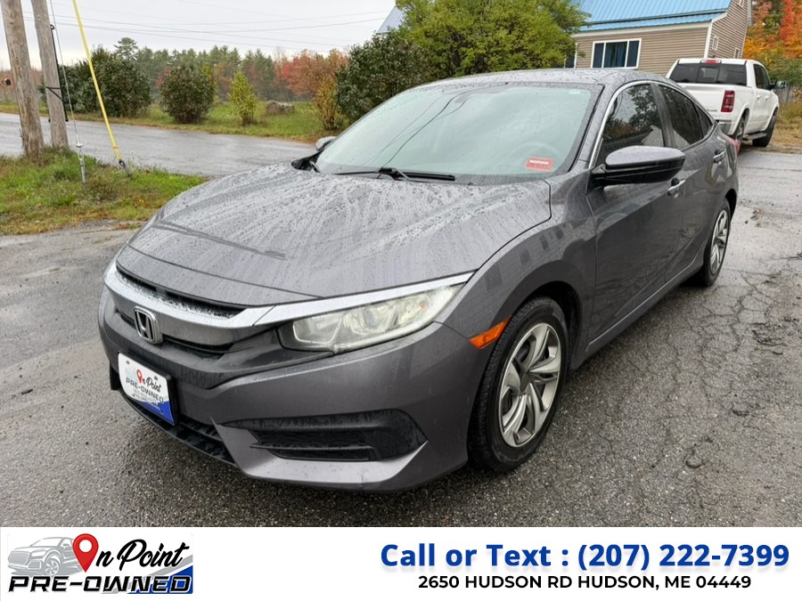 Used 2016 Honda Civic Sedan in Corinna, Maine | On Point Pre-Owned LLC. Corinna, Maine