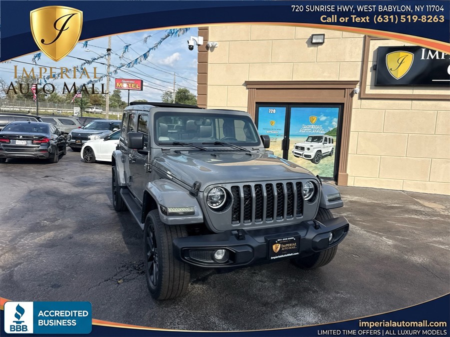 2022 Jeep Wrangler 4xe Unlimited Sahara 4x4, available for sale in West Babylon, New York | Imperial Auto Mall. West Babylon, New York