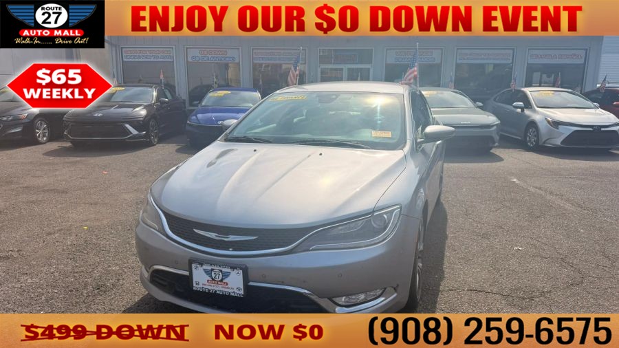 2015 Chrysler 200 200C Sedan 4D, available for sale in Linden, New Jersey | Route 27 Auto Mall. Linden, New Jersey