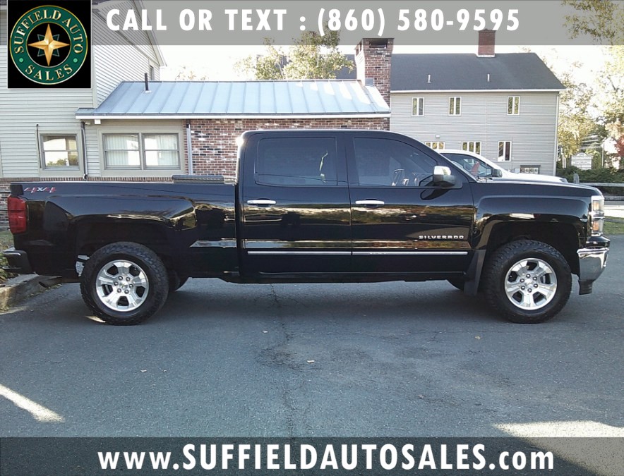 2014 Chevrolet Silverado 1500 4WD Crew Cab 153.0" LTZ w/1LZ, available for sale in Suffield, Connecticut | Suffield Auto LLC. Suffield, Connecticut