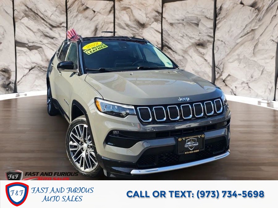 2022 Jeep Compass Limited Sport Utility 4D, available for sale in Newark, New Jersey | Fast and Furious Auto Sales. Newark, New Jersey