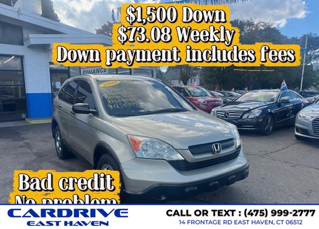 2009 Honda CR-V 2WD 5dr LX, available for sale in East Haven, Connecticut | Cardrive Auto Group 5 LLC. East Haven, Connecticut