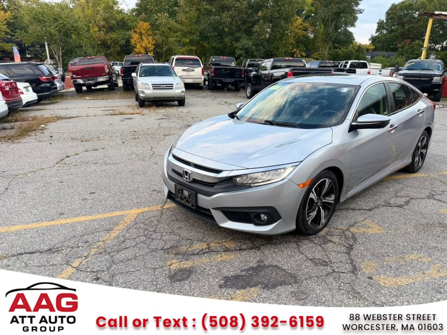 2018 Honda Civic Sedan Touring CVT, available for sale in WORCESTER, Massachusetts | ATT MOTORS. WORCESTER, Massachusetts