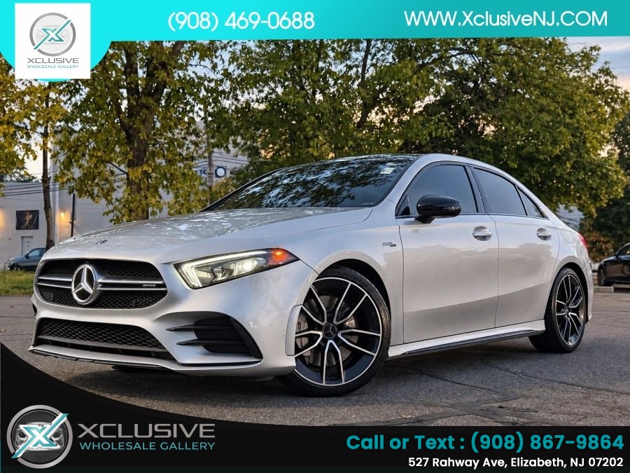 2020 Mercedes-benz Mercedes-amg A-class AMG A 35 4MATIC Sedan 4D, available for sale in Elizabeth, New Jersey | Xclusive Wholesale Gallery. Elizabeth, New Jersey