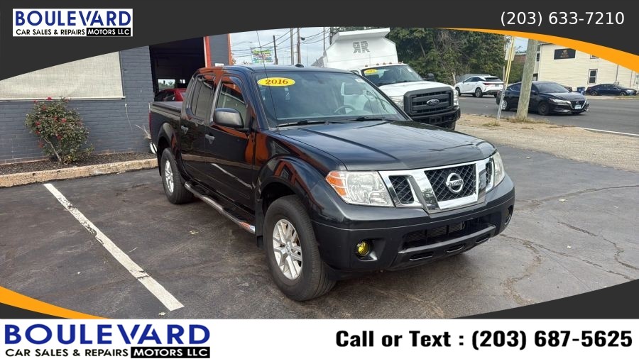 2016 Nissan Frontier Crew Cab SV Pickup 4D 5 ft, available for sale in New Haven, Connecticut | Boulevard Motors LLC. New Haven, Connecticut