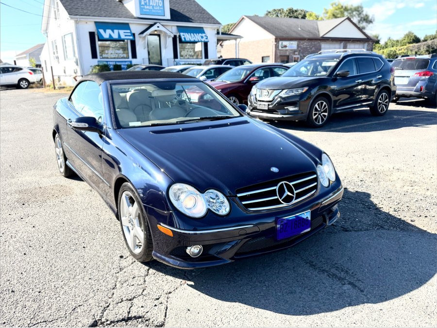 2007 Mercedes-Benz CLK-Class 2dr Cabriolet 5.5L, available for sale in East Windsor, Connecticut | A1 Auto Sale LLC. East Windsor, Connecticut