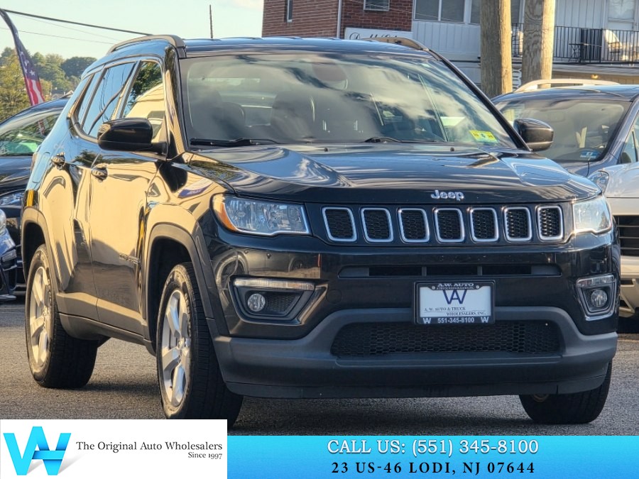 2019 Jeep Compass Latitude 4x4, available for sale in Lodi, New Jersey | AW Auto & Truck Wholesalers, Inc. Lodi, New Jersey