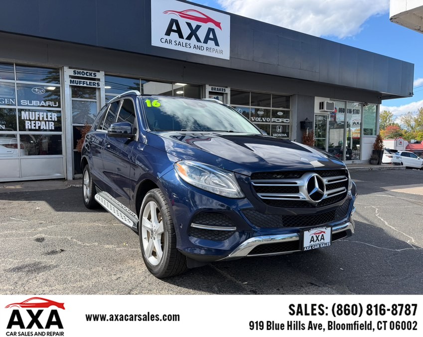 2016 Mercedes-Benz GLE 4MATIC 4dr GLE 350, available for sale in Bloomfield, Connecticut | AXA Car Sales and Repair LLC. Bloomfield, Connecticut