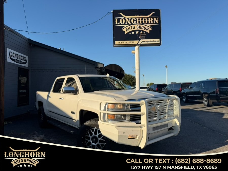 2015 Chevrolet Silverado 1500 4WD Crew Cab 143.5" High Country, available for sale in Mansfield, Texas | Longhorn Auto Group. Mansfield, Texas