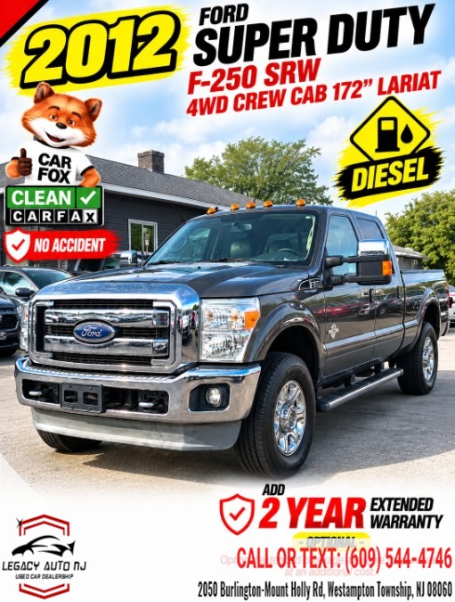 Used 2012 Ford Super Duty F-250 SRW in Westampton Township, New Jersey | Legacy Auto NJ. Westampton Township, New Jersey