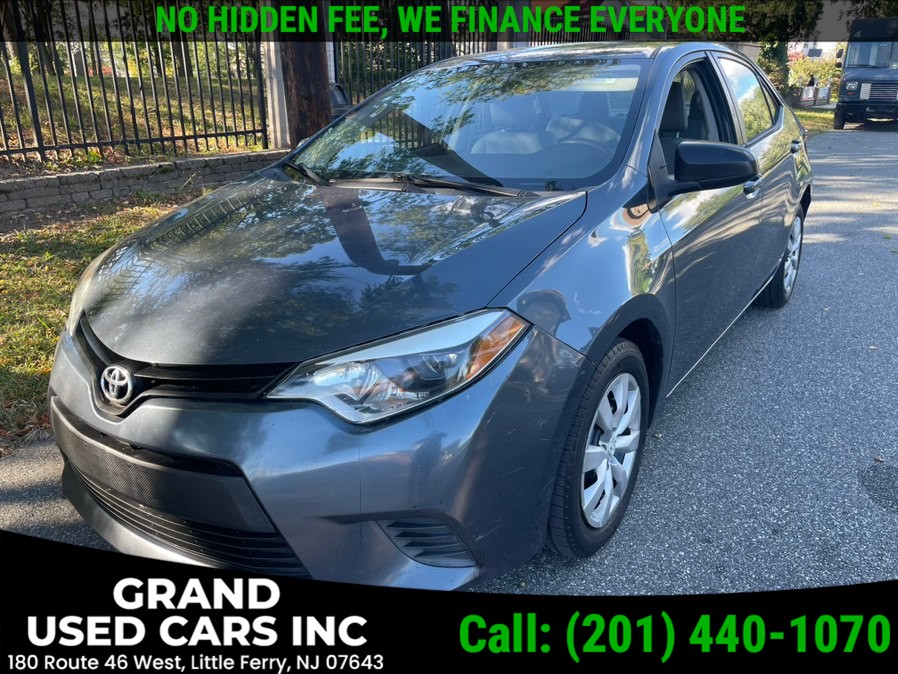 2014 Toyota Corolla 4dr Sdn CVT LE Premium (Natl), available for sale in Little Ferry, New Jersey | Grand Used Cars Inc. Little Ferry, New Jersey