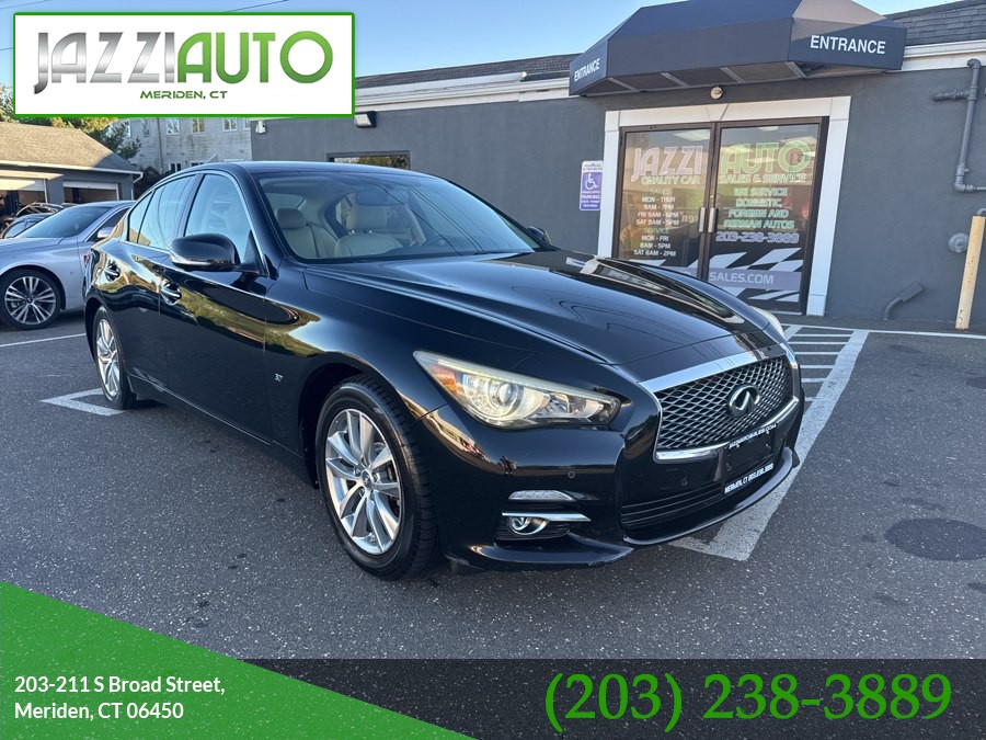 2014 Infiniti Q50 4dr Sdn Premium AWD, available for sale in Meriden, Connecticut | Jazzi Auto Sales LLC. Meriden, Connecticut