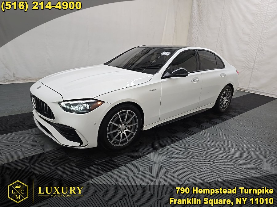 2023 Mercedes-Benz C-Class AMG C 43 4MATIC Sedan, available for sale in Franklin Square, New York | Luxury Motor Club. Franklin Square, New York