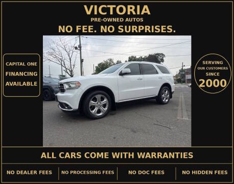 2015 Dodge Durango Limited AWD 4dr Limited, available for sale in Little Ferry, New Jersey | Victoria Preowned Autos Inc. Little Ferry, New Jersey