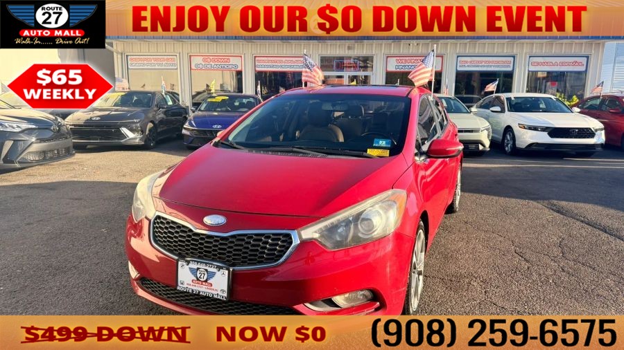 2014 Kia Forte EX Sedan 4D, available for sale in Linden, New Jersey | Route 27 Auto Mall. Linden, New Jersey