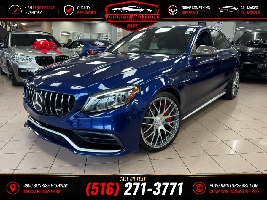 2019 Mercedes-Benz C-Class AMG C 63 S Sedan, available for sale in Massapequa Park, New York | Power Motors East. Massapequa Park, New York