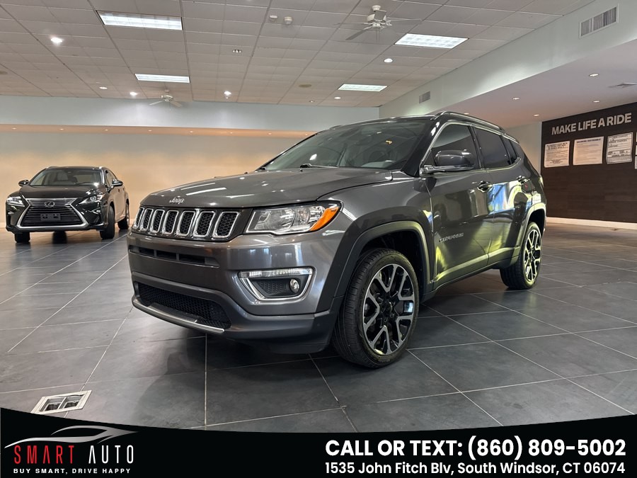 2018 Jeep Compass Limited 4x4, available for sale in South Windsor, Connecticut | Smart Auto LLC. South Windsor, Connecticut