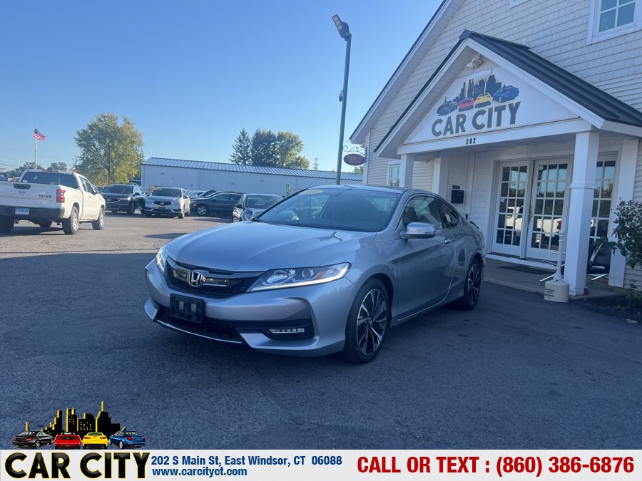 2016 Honda Accord Coupe 2dr I4 CVT EX-L, available for sale in East Windsor, Connecticut | Car City LLC. East Windsor, Connecticut