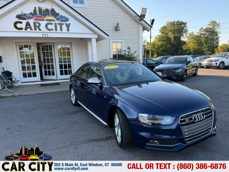 2013 Audi S4 4dr Sdn S Tronic Premium Plus, available for sale in East Windsor, Connecticut | Car City LLC. East Windsor, Connecticut