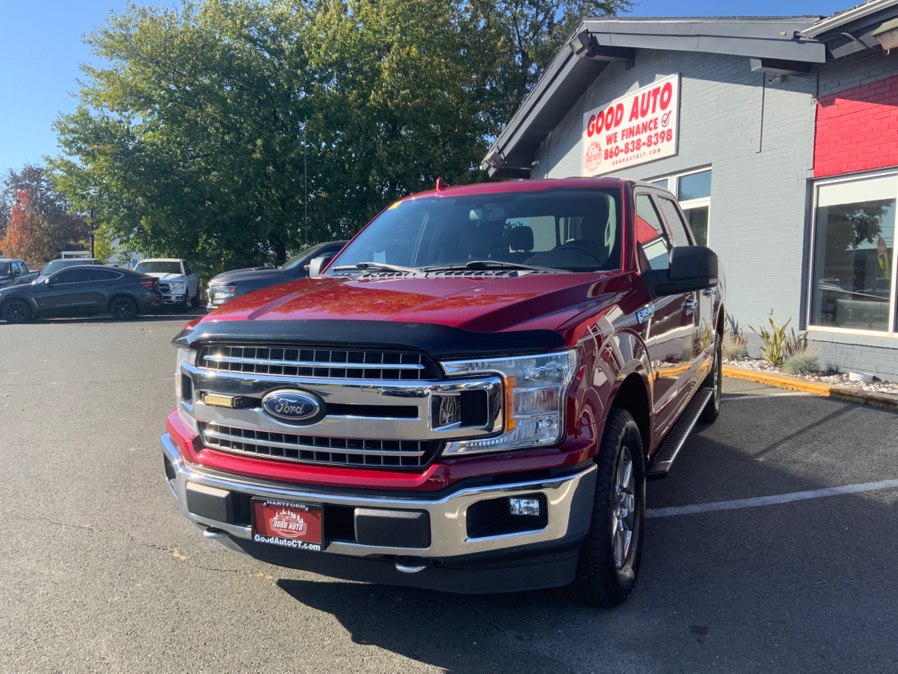 Red 2018 Ford F-150 Pickup Truck Four-Wheel Drive Automatic
