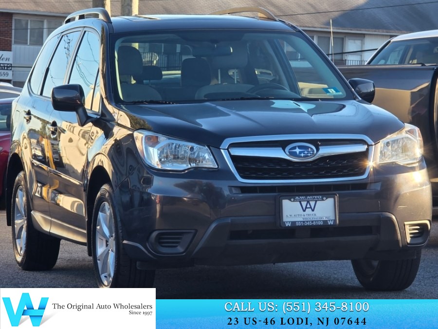 2016 Subaru Forester 4dr CVT 2.5i Premium PZEV, available for sale in Lodi, New Jersey | AW Auto & Truck Wholesalers, Inc. Lodi, New Jersey