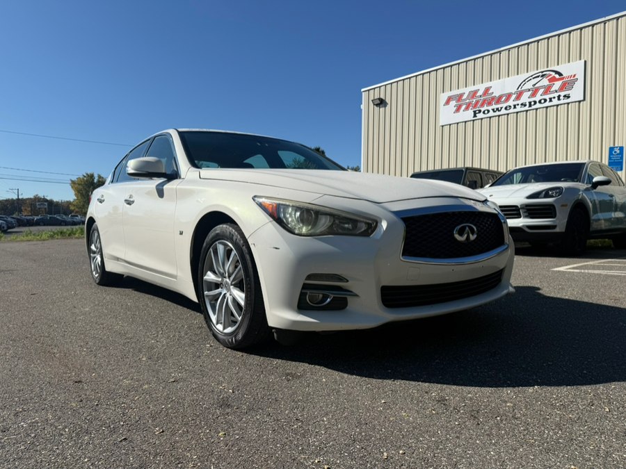 White 2015 INFINITI Q50 Sedan All-Wheel Drive Automatic