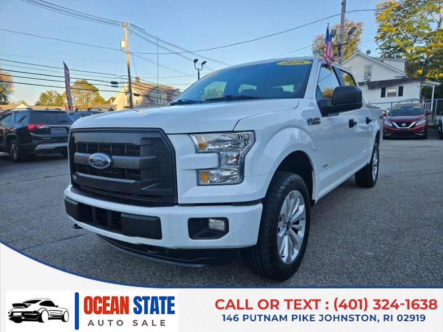 2016 Ford F-150 4WD SuperCrew 145" XL, available for sale in Johnston, Rhode Island | Ocean State Auto Sales. Johnston, Rhode Island
