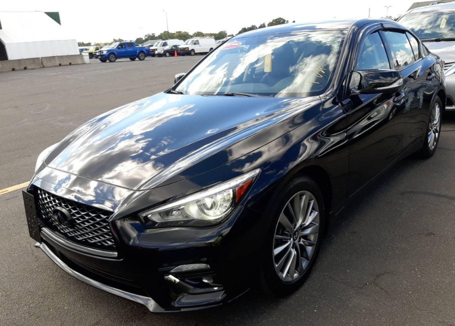 2019 INFINITI Q50 3.0t LUXE AWD, available for sale in Meriden, Connecticut | T E A M Auto Center. Meriden, Connecticut