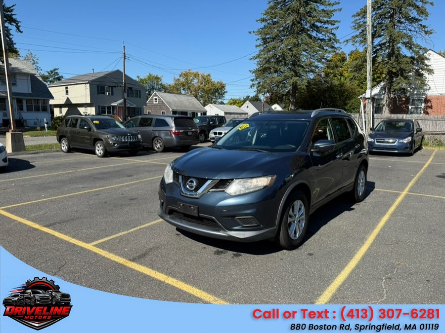 2015 Nissan Rogue AWD 4dr SV, available for sale in Springfield, Massachusetts | Driveline Motors. Springfield, Massachusetts