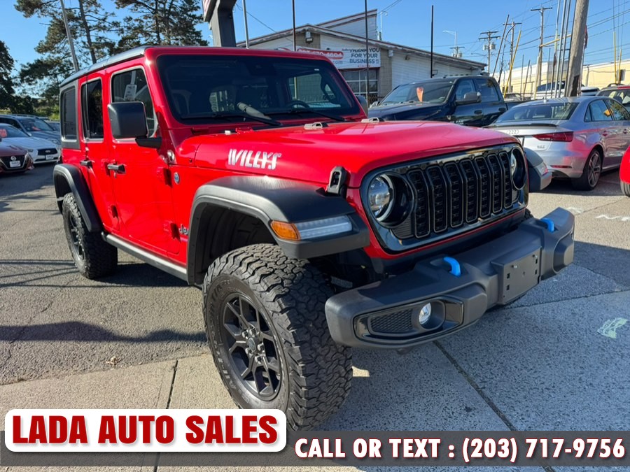 2024 Jeep Wrangler 4xe Willys 4x4, available for sale in Bridgeport, Connecticut | Lada Auto Sales. Bridgeport, Connecticut
