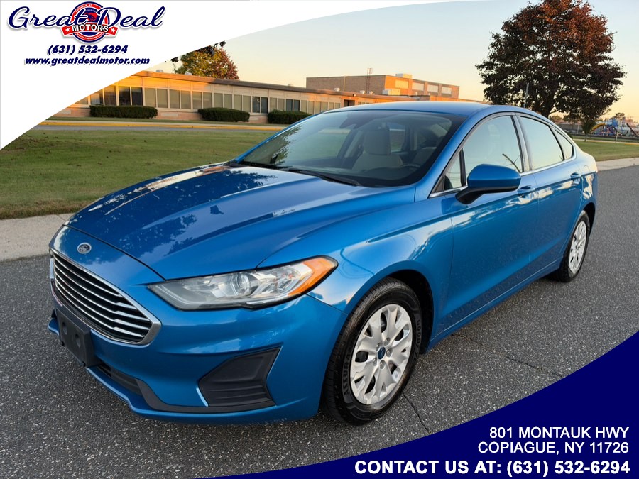 2019 Ford Fusion S FWD, available for sale in Copiague, New York | Great Deal Motors. Copiague, New York