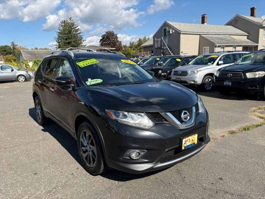 2015 Nissan Rogue AWD 4dr SL, available for sale in East Windsor, Connecticut | CT Car Co LLC. East Windsor, Connecticut