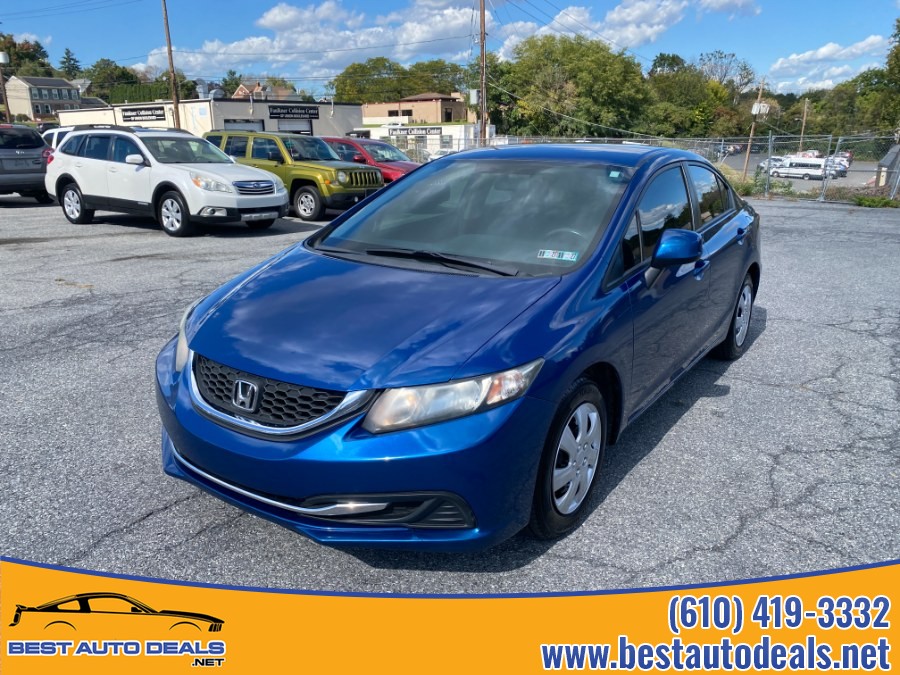 2013 Honda Civic Sdn 4dr Auto LX, available for sale in Bethlehem, Pennsylvania | Best Auto Deals LLC. Bethlehem, Pennsylvania