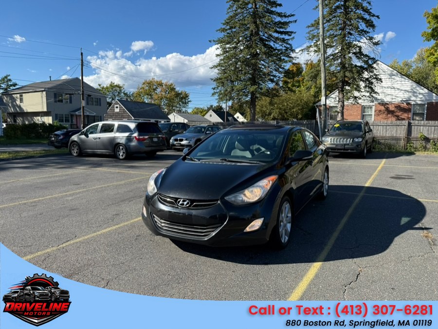 2013 Hyundai Elantra 4dr Sdn Auto Limited PZEV, available for sale in Springfield, Massachusetts | Driveline Motors. Springfield, Massachusetts